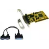 EXSYS EX-42372IS 2 portu PCI RS-422/485 sērijas kartīte ar pārsprieguma aizsardzību, Low Profile