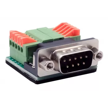 EXSYS EX-49000 seriālais adaptera kabelis D-SUB 9-pin male uz 10-pin skrūvju spaili, 30 cm