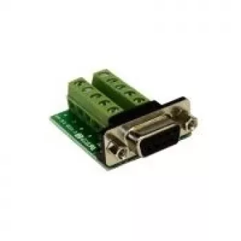 EXSYS EX-49005 D-SUB 9 kontaktu vītņu spailes bloka adaptera kabelis, 0,3 m, RS-232