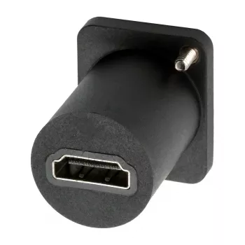 EXSYS EX-49152 HDMI D-Type adapteris, sievišķais uz sievišķo, panelī montējams, 4K 60Hz