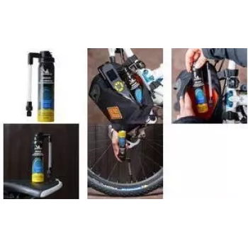 MICHELIN Expert velosipēdu riepu pārduršanas remonta aerosols, 75 ml, bez instrumentiem, noblīvē un piepūš, vienreizējai lietošanai 650040