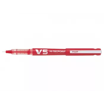 PILOT V5 Hi-Tecpoint Begreen lodīšu pildspalva, sarkans tinti, 0,3 mm līnija, uzpildāma, sarkans korpuss 442797