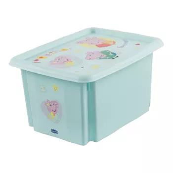 keeeper uzglabāšanas kaste karolina Peppa Pig, 15 litri, sakraujama/iegremdējama kaste ar vāku, PP, akvamarīna, 1 gabals 1223662433600
