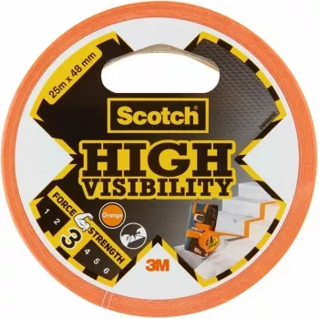 3M Scotch augstas redzamības līmlente oranža 48 mm x 25 m, 6 ruļļi 7100205301