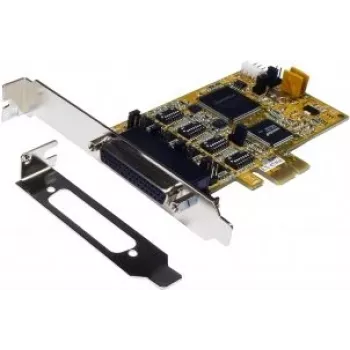 EXSYS EX-45364 PCIe 4 portu RS-232/422/485 seriālā karte ar zema profila kronšteinu (SystemBase)