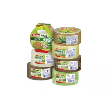 tesa STANDARD ecoLogo® 58293 iepakojuma lente, brūna, 25 m x 38 mm