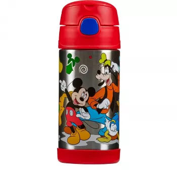 THERMOS FUNTAINER termoss ar salmiņu, Disney Mickey, 0,35 L, nerūsējošais tērauds, PP vāciņš 4113.411.035