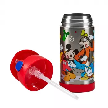 THERMOS FUNTAINER termoss ar salmiņu, Disney Mickey, 0,35 L, nerūsējošais tērauds, PP vāciņš 4113.411.035