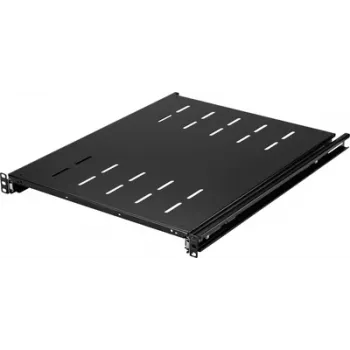 Renkforce RF-7112942 19 inch izvelkams statīva plaukts 1U melns