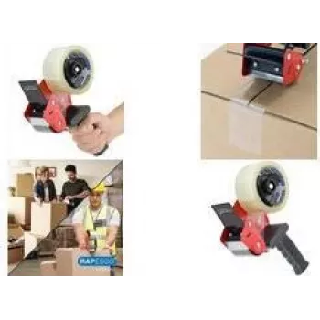 Rapesco 960 iepakošanas līmlentes dozators 50 mm x 60 m līmlentei, tērauds, ergonomisks rokturis 1790