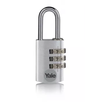 Yale YE3CB/38/131/1/S 38mm sudraba kombinācijas piekaramā atslēga