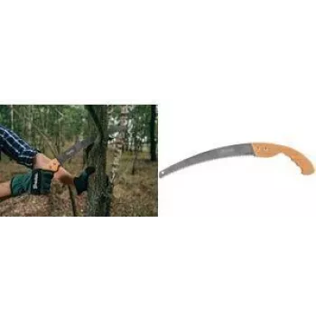 Bradas V-SERIES dārza zāģis ar 300 mm SK5 rūdīta tērauda asmeni un koka rokturi KT-V1401/1