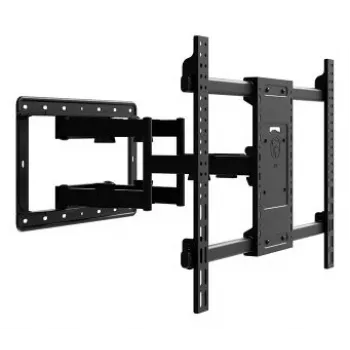 HAGOR Fiksētais sienas stiprinājums 42-90 collu displejiem, VESA līdz 800x600, 80kg, melns
