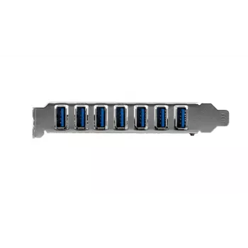 EXSYS USB 3.2 Gen 1 PCIe kartes ar 7 portiem (VIA mikroshēma) EX-11088-2