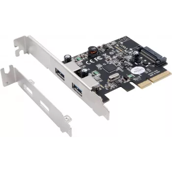 EXSYS EX-12001-2 PCIe x2 Low-Profile USB 3.2 Gen 2x2 adapteris