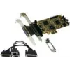 EXSYS EX-44344 2S/2P PCI-Express Multi I/O karte ar astoņkāja kabeli, RS232 un IEEE1284
