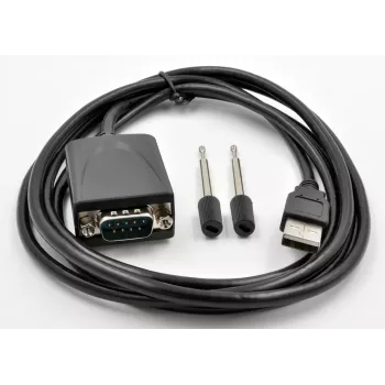 EXSYS EX-1311-2IS USB 2.0 uz RS-232 seriālais adapteris ar FTDI FT232RL mikroshēmu, 921,6 Kbps, DB9 vīrišķais, 0,8 m kabelis