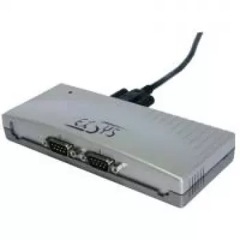 EXSYS EX-1332V USB 2.0 uz diviem RS-232 seriālajiem adapteriem ar FTDI mikroshēmu
