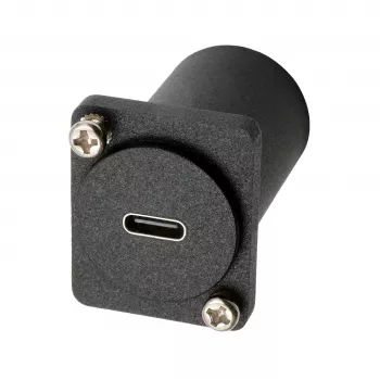 EXSYS EX-49171 D-Tipa panelī montējams adapteris USB-C (female) uz HDMI (female) 4K UHD