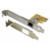EXSYS EX-6071C PCI Express Gigabit Ethernet tīkla karte, 1x RJ45, Realtek, iekļauts Low Profile stiprinājums