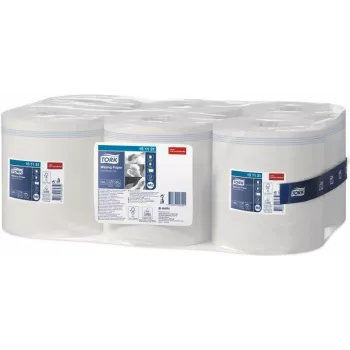 Tork Wiping Paper 151131, 1-kārtas, balts, 21,5 cm x 275 m, 6 ruļļi iepakojumā