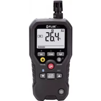 FLIR MR77 mitruma mērītājs ar pin/pinless sensoriem, IR termometru, higrometru un Bluetooth METERLiNK