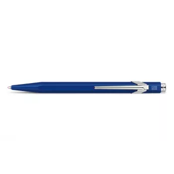 Caran d'Ache 849 Classic Line lodīšu pildspalva - Safīra zila, vidēja, zila tinte 849.150