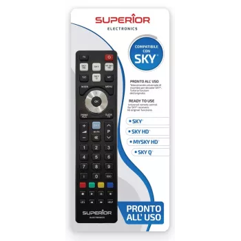 SUPERIOR ELECTRONICS nomaiņas tālvadības pults SUPTRB027 priekš Sky - melna