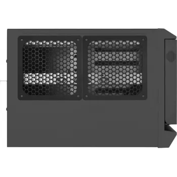 SilverStone CS381 Micro-ATX uzglabāšanas servera korpuss, 8x karsti nomaināmi 3.5 inch nodalījumi, melns