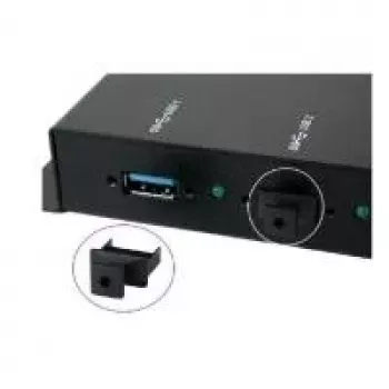 EXSYS EX-1111 USB Type-A portu putekļu aizsargi (10 gab., melni)