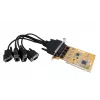 EXSYS 4-portu RS-232 PCI sērijas karte ar FTDI mikroshēmojumu (EX-41084)