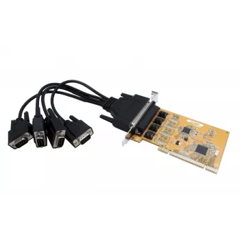 EXSYS 4-portu RS-232 PCI sērijas karte ar FTDI mikroshēmojumu (EX-41084)