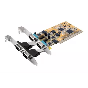 EXSYS EX-42034IS 4 portu RS-232/422/485 PCI sērijas karte ar pārsprieguma aizsardzību un optisko izolāciju