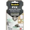 3M Scotch-Fix Indoor Mounting Squares 25 mm x 25 mm balti (12 gab.) 7100263584