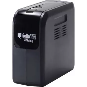 Riello UPS iDialog IDG 600 - 600 VA line-interactive UPS ar 4 Schuko kontaktligzdām, USB, tornis, melns