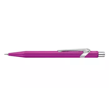 CARAN D'ACHE 844 Colormat-X mehāniskā zīmuļa 0,7 mm, violets satīna alumīnija sešstūra korpuss 844.605