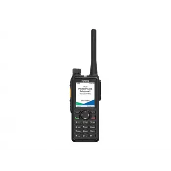 Hytera HP785G BT V1 VHF digitālā/analogā divvirzienu rācija ar GPS, Bluetooth, 2400mAh akumulatoru, galda lādētāju, antenu un jostas klipsi