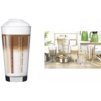 Esmeyer LINES Latte Macchiato glāzes 370 ml, 12 gab. komplekts, trauku mazgājamā mašīnā mazgājamas 410-865