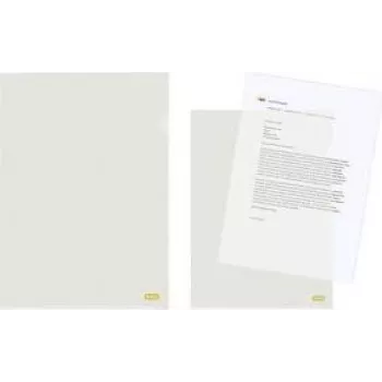 ELBA Recycling dokumentu uzmavas DIN A4 caurspīdīgas 100 µm 80% pārstrādātas 100 gab.