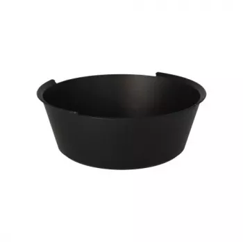 PAPSTAR Circulware atkārtoti lietojams bļoda, apaļa, 1200 ml, melna, polipropilēns ar 30% minerālu pildvielām, 1 gab. (97019)