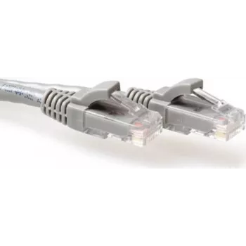 ACT IB3052 CAT6A U/UTP Snagless tīkla kabelis, 0,25 m, pelēks