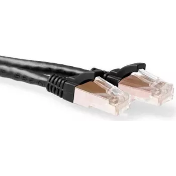 ACT 1.5m Cat6a S/FTP tīkla kabelis, melns (IB9251)