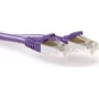 ACT Purple 15m LSZH S/FTP CAT6A Patch Cable FB8715