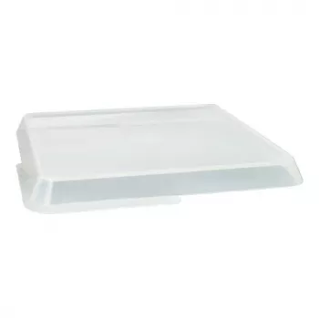 PAPSTAR Circulware kvadrātveida trauka vāks, caurspīdīgs, polipropilēns ar 30% minerālpildvielām, 1 gab. (97024)