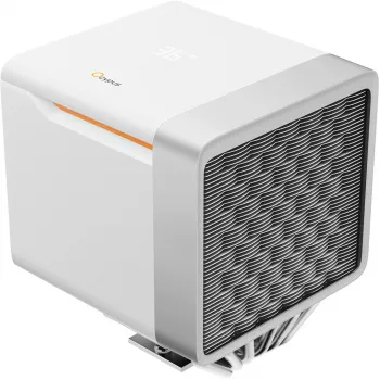 Ocypus Delta A62 EX Digital White 240mm ARGB AIO šķidruma CPU dzesētājs ar LCD displeju