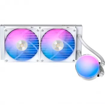 Ocypus Delta L24 ARGB V2 White 240mm šķidruma CPU dzesētājs