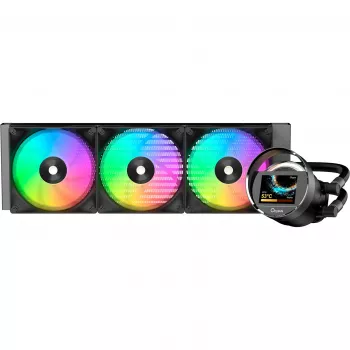 Ocypus Sigma L36 ARGB melns 360mm šķidruma CPU dzesētājs