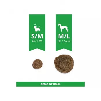 BEMO Optimal Teļa gaļa un dārzeņi vidējiem/lieliem suņiem - sausā suņu barība - 15kg