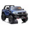 LEAN CARS Toyota Hilux DK-HL850 elektriskais auto bērniem, zilā lakā, 4x4, 2 vietas, tālvadības pults, LED apgaismojums, MP3, Bluetooth