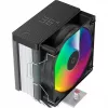 OCYPUS Gamma A40 ARGB Digital CPU gaisa dzesētājs - melns, 120mm PWM ventilators, 180W TDP, digitālais displejs